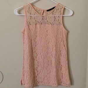 Lace Sleeveless Top